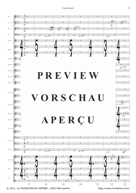 Product gallery: Page 8 of 11 Landscape, , (large wind orchestra)