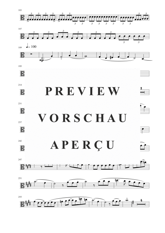 gallery: Des rêves avant le jour, , Gemischtes Ensemble - Viola Einzelstimme