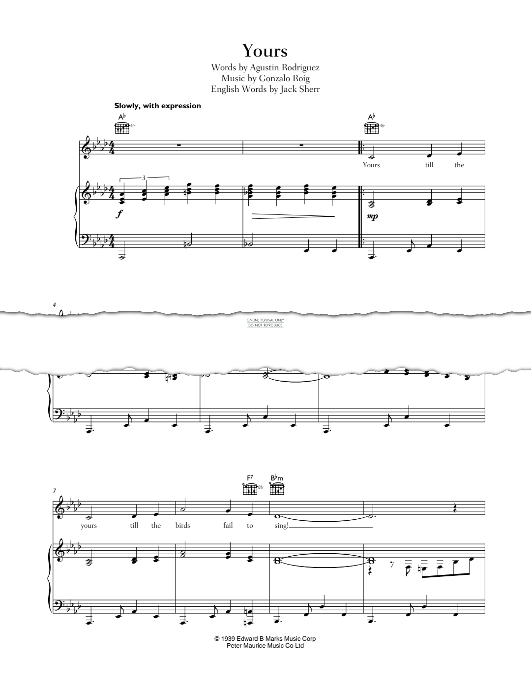 Product gallery: Page 1 of 1 Yours, Vera Lynn