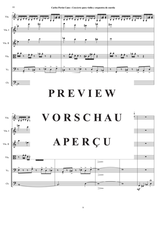 Product gallery: Page 11 of 21 Concerto für Violine und Streichorchester , , (score and solo part)