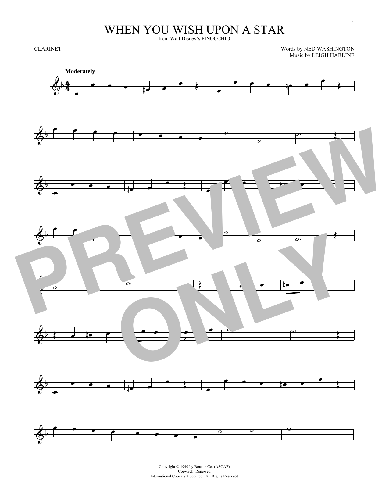 Product gallery: Page 1 of 1 When You Wish Upon A Star (from Pinocchio), Cliff Edwards