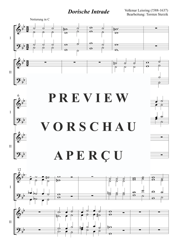 Product gallery: Page 2 of 5 Dorische Intrade, , Trombone Choir - Double Choir