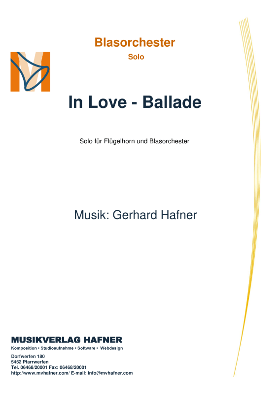 Product picture to: In Love - BalladeGerhard Hafner