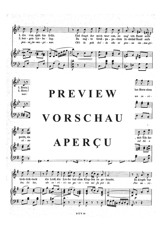Produktgalerie: Seite 4 von 5 Das Lied vom Ticke-Tock (Col tic e toc), , Klavier und Gesang