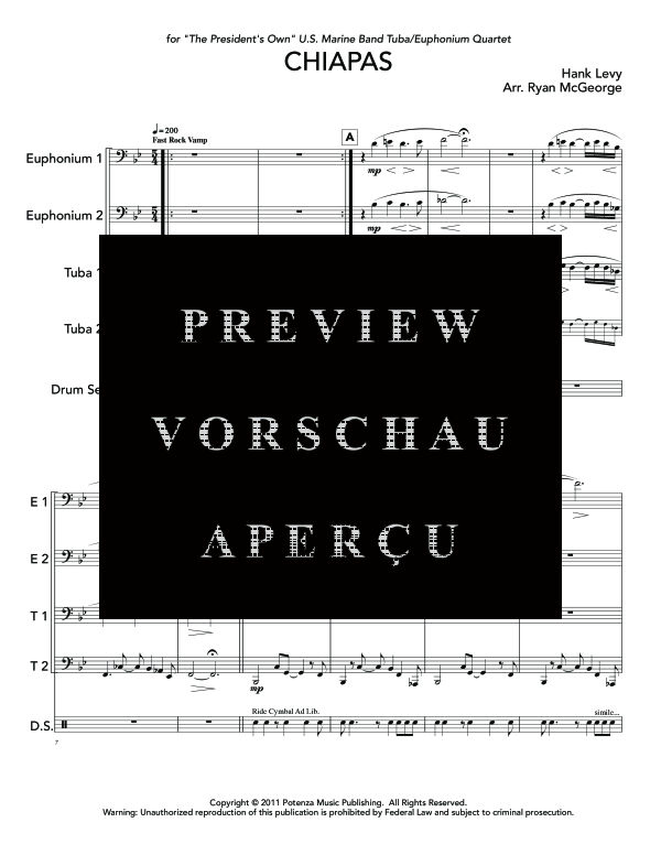 Product gallery: Page 5 of 11 Chiapas, , (Tuba Quartet EETT Drum Set)