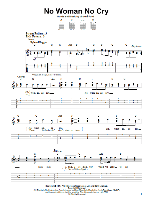 Produktgalerie: Seite 1 von 1 No Woman No Cry, Bob Marley, Gitarre