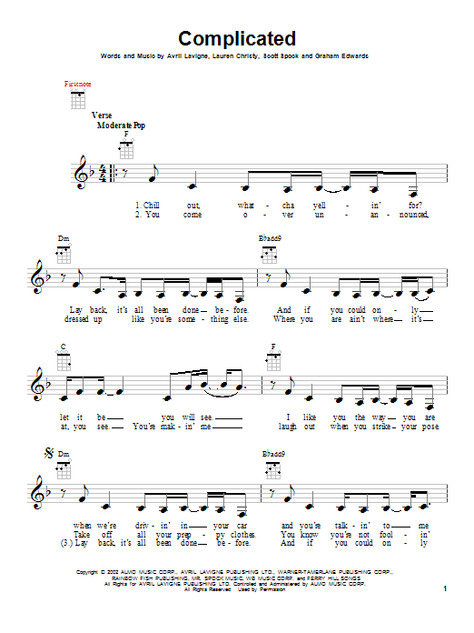 Product gallery: Page 1 of 1 Complicated, Avril Lavigne
