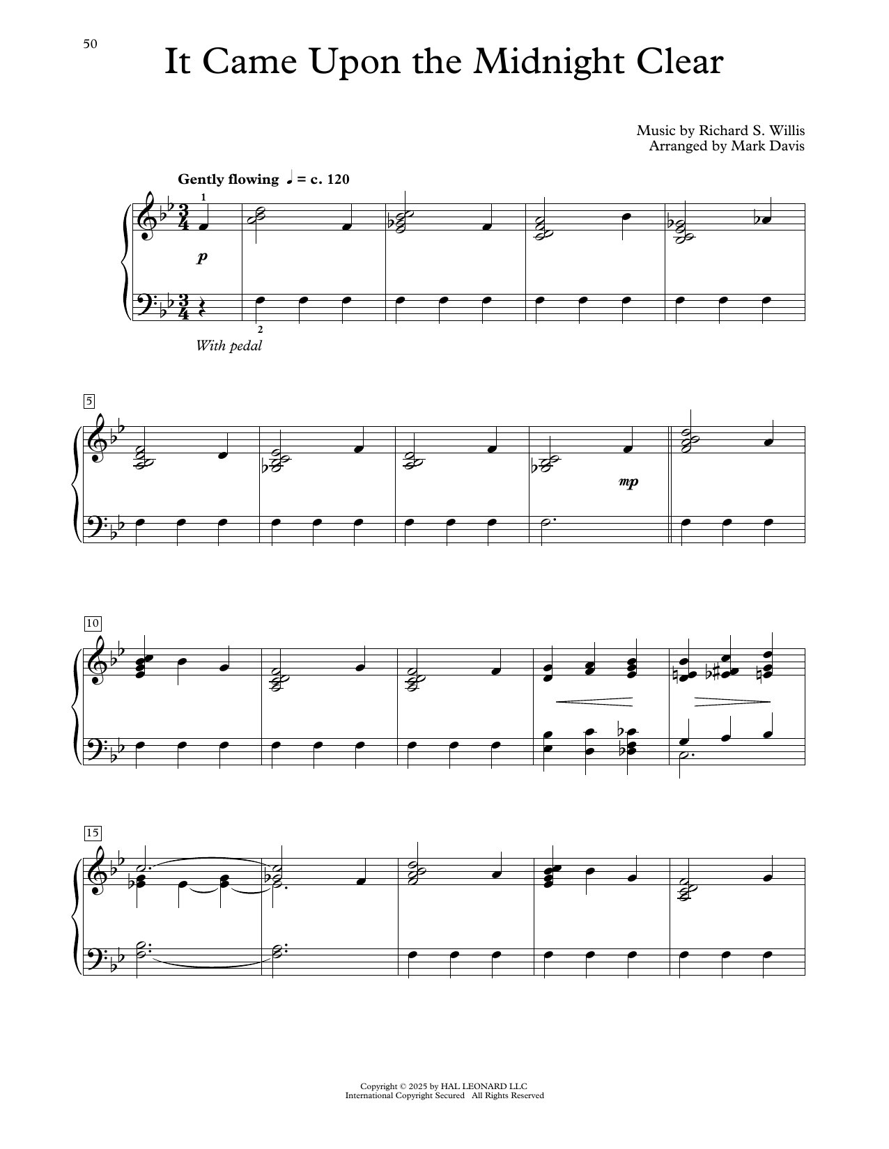Produktgalerie: Seite 1 von 1 It Came Upon The Midnight Clear (arr. Mark Davis), Richard S. Willis, Klavier