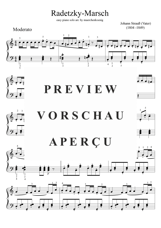 gallery: Radetzky Marsch, , (Klavier Solo)