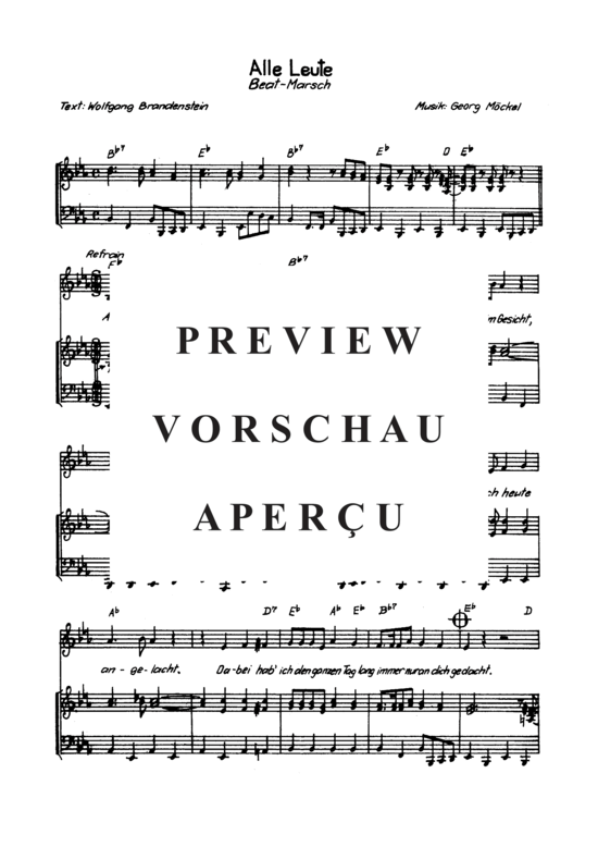 Product gallery: Page 4 of 4 Alle Leute , , Piano and Voice