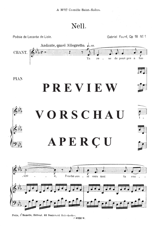 gallery: Nell Op.18 No.1, , Medium Voice and Piano
