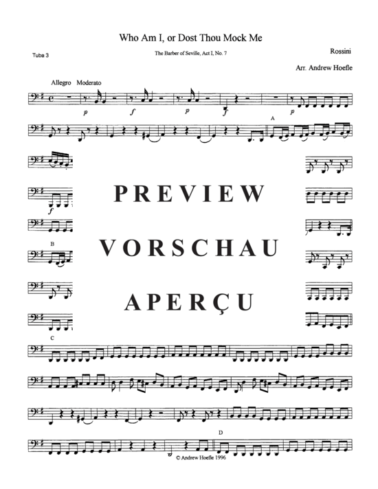 Produktgalerie: Seite 12 von 13 Who Am I, or Dost Thous Mock Me , , (Tuba Trio ETT)