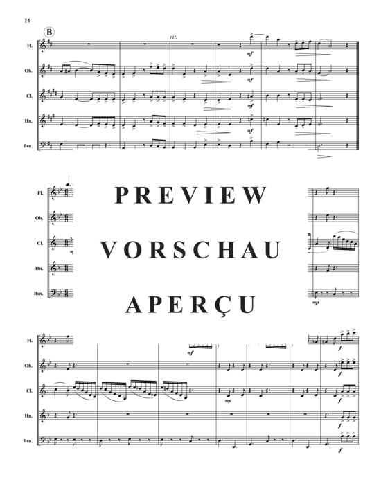 Produktgalerie: Seite 17 von 21 Akvareller – 10 Sätze , , (Holzbläser-Quintett)