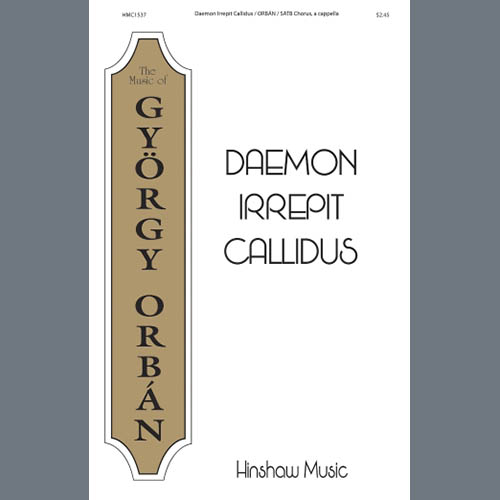 cover: Daemon Irrepit Callidus, Gyorgy Orban, Chor