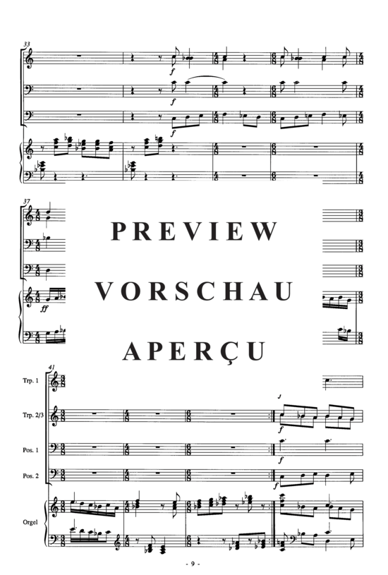 gallery: Concertino , , (Blechbläserquintett + Orgel) Partitur