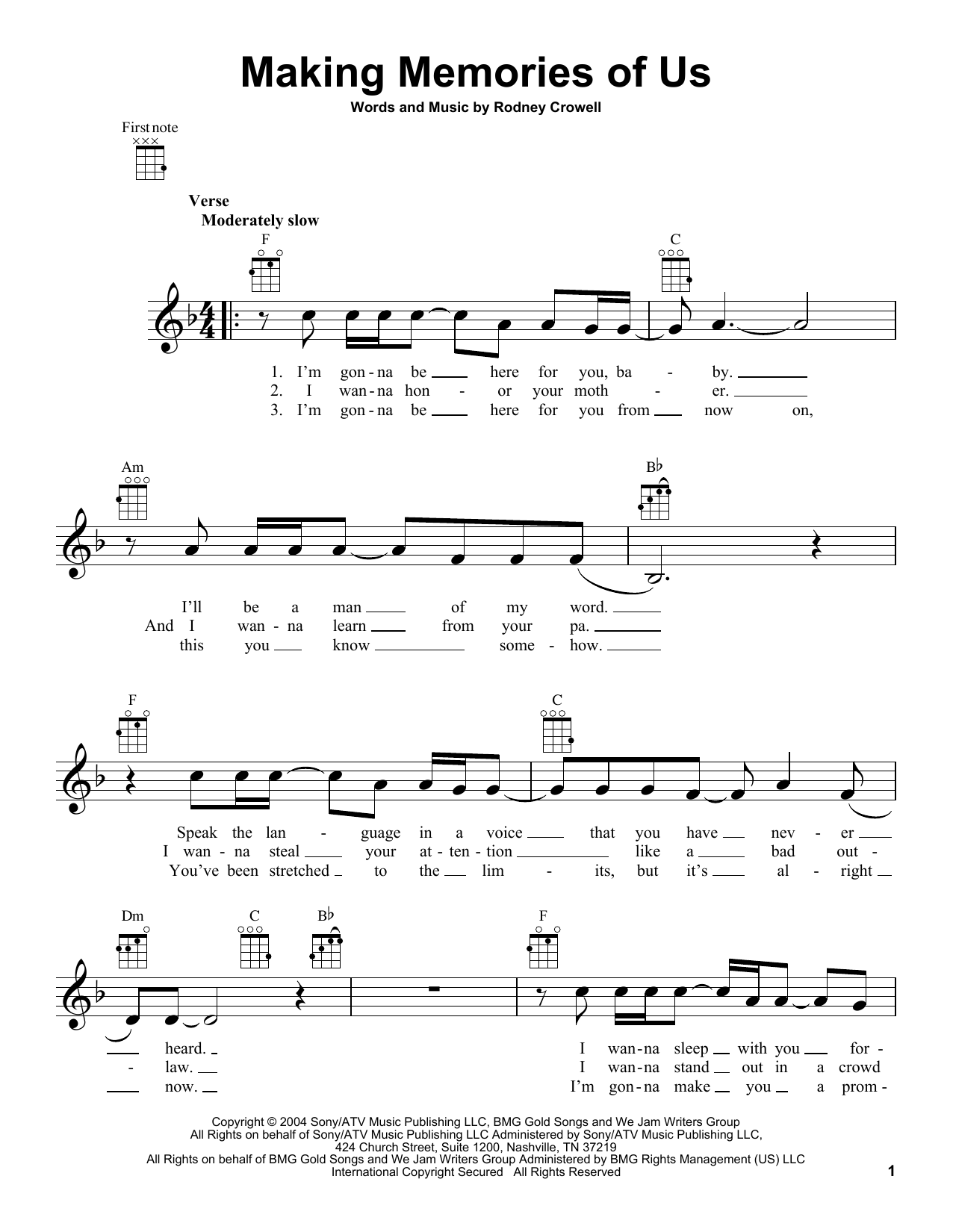 Product gallery: Page 1 of 1 Making Memories Of Us, Keith Urban