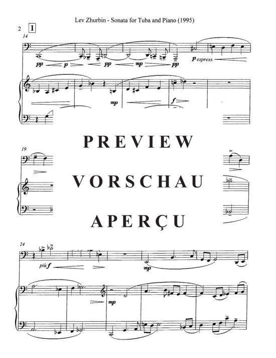 Product gallery: Page 4 of 21 Sonata , , (tuba + piano)