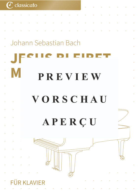 Produktgalerie: Seite 2 von 5 Jesus bleibet meine Freude - BWV 147 - leicht spielbare Klavierfassung, , Klavier Solo