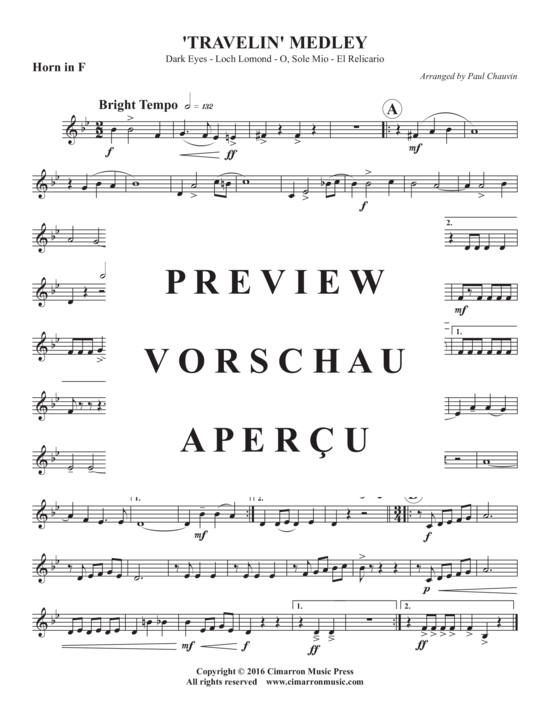 Produktgalerie: Seite 6 von 8 Travelin Medly , , (Blechbläser Trio für Trompete in B, Horn in F oder Posaune + Tuba)