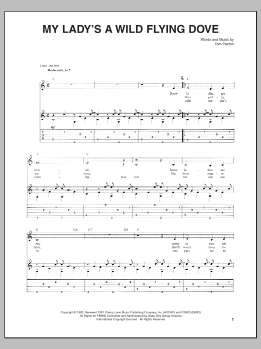 Produktbild zu: My Lady's A Wild Flying Dove