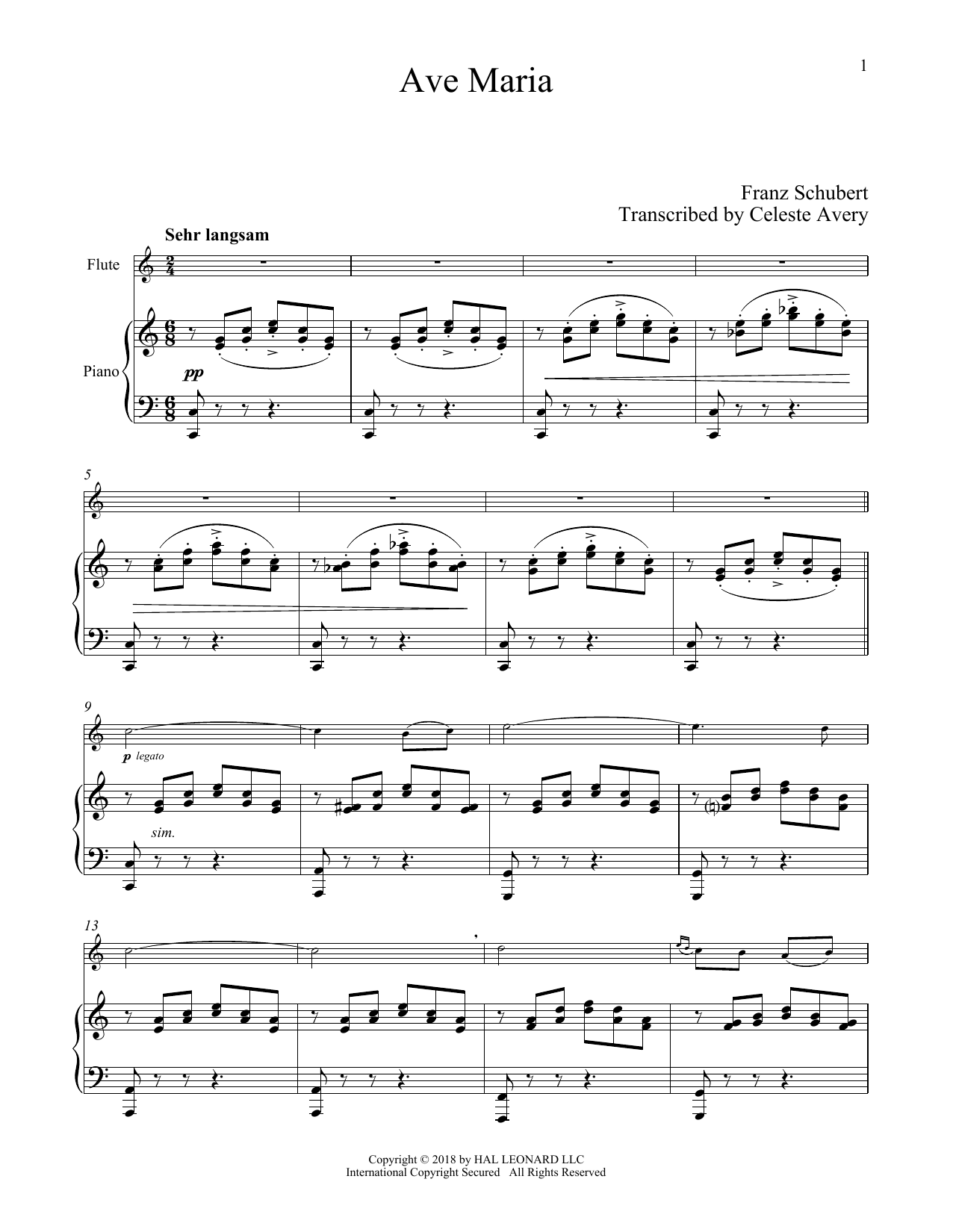 Product picture to: Ave Maria, Op. 52, No. 6