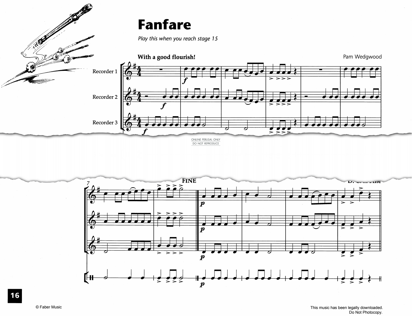 Product gallery: Page 1 of 1 Fanfare, 