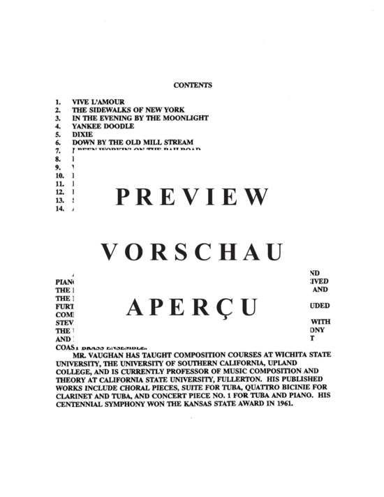 Product gallery: Page 20 of 21 American Favorites- Quartets , , (Tuba Quartett EETT)