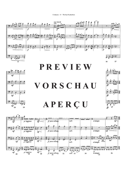 Product gallery: Page 12 of 21 The Four Troubadours , , (Tuba Quartett EETT)