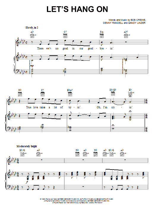 Produktbild zu: Let's Hang On