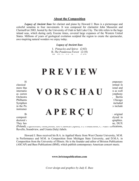 gallery: Legacy of Ancient Seas , , (Klarinette und Klavier)