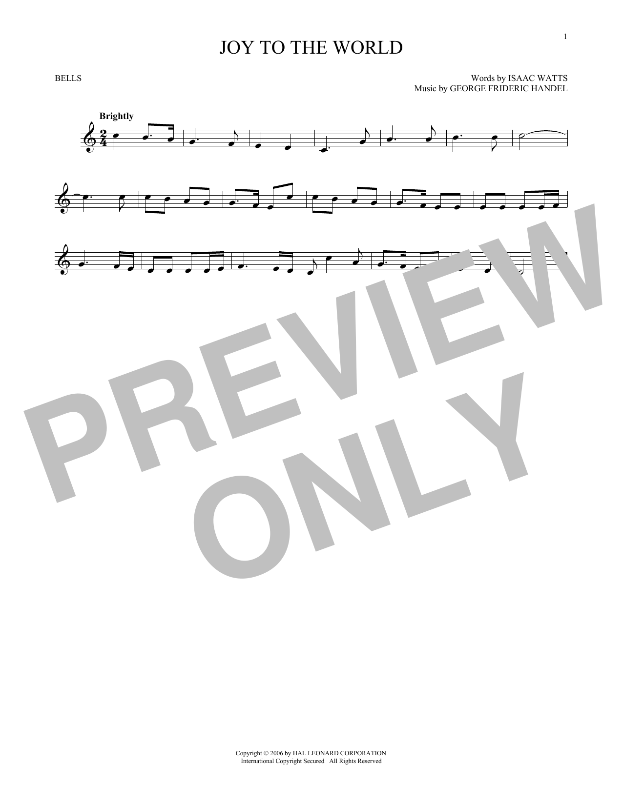 Produktgalerie: Seite 1 von 1 Joy To The World, Isaac Watts, Percussion