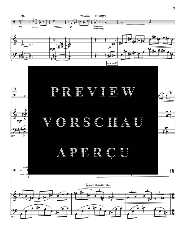 Product gallery: Page 11 of 11 Follow The Leader, , (tuba and piano)