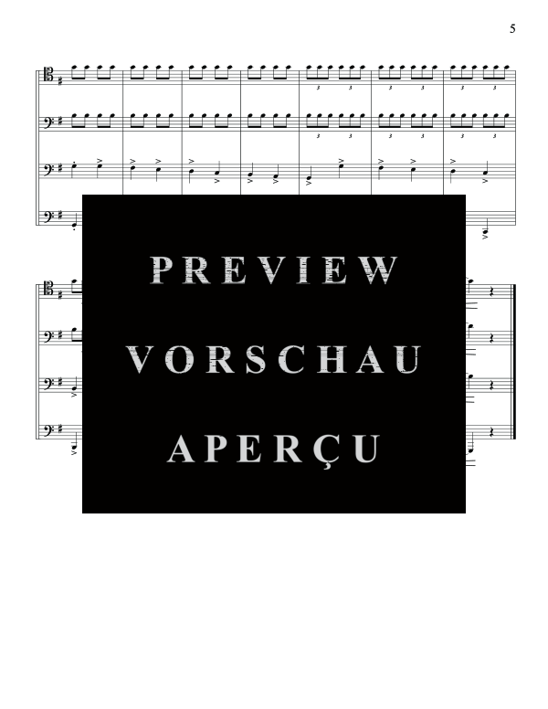 Product gallery: Page 9 of 11 Can-Can, , (Trombone quartet)