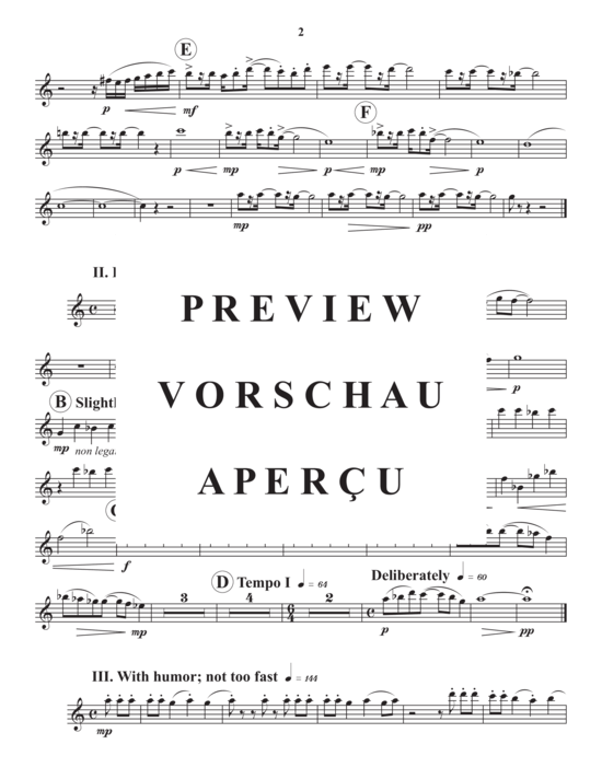 Product gallery: Page 15 of 21 Drei Inventionen , , (Woodwind Quartet)