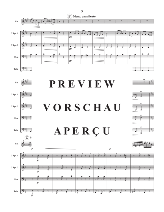 Produktgalerie: Seite 7 von 21 Czardas , , (Blechbläser Quartett + Horn in F Solo)