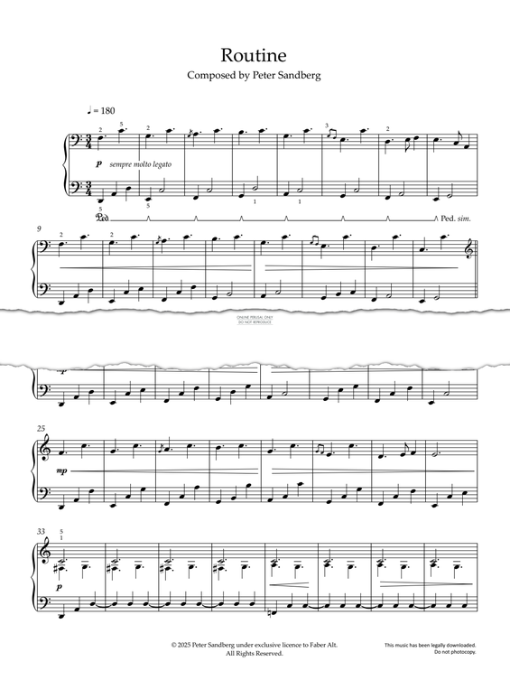 Produktgalerie: Seite 1 von 1 Routine, , Klavier