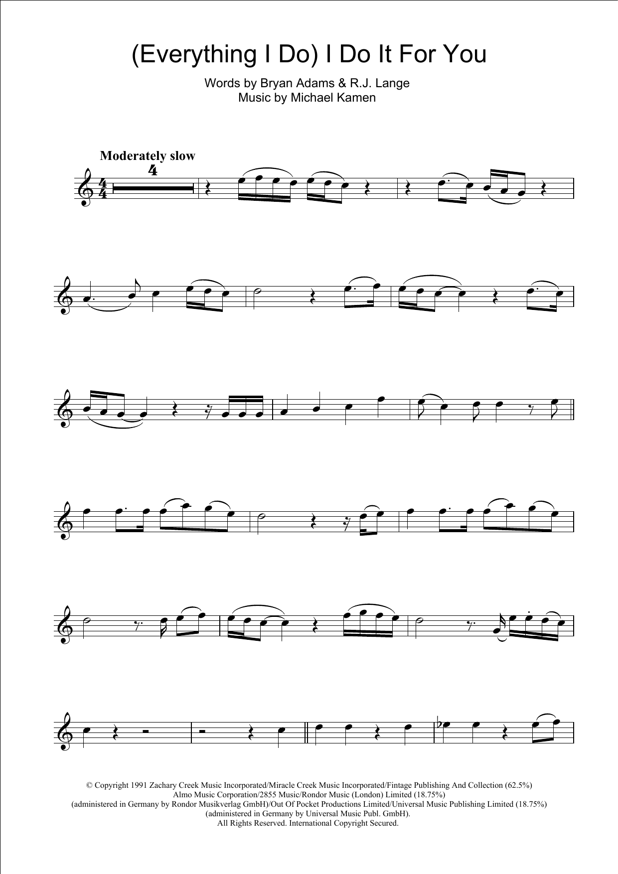Product gallery: Page 1 of 1 (Everything I Do) I Do It For You, Bryan Adams