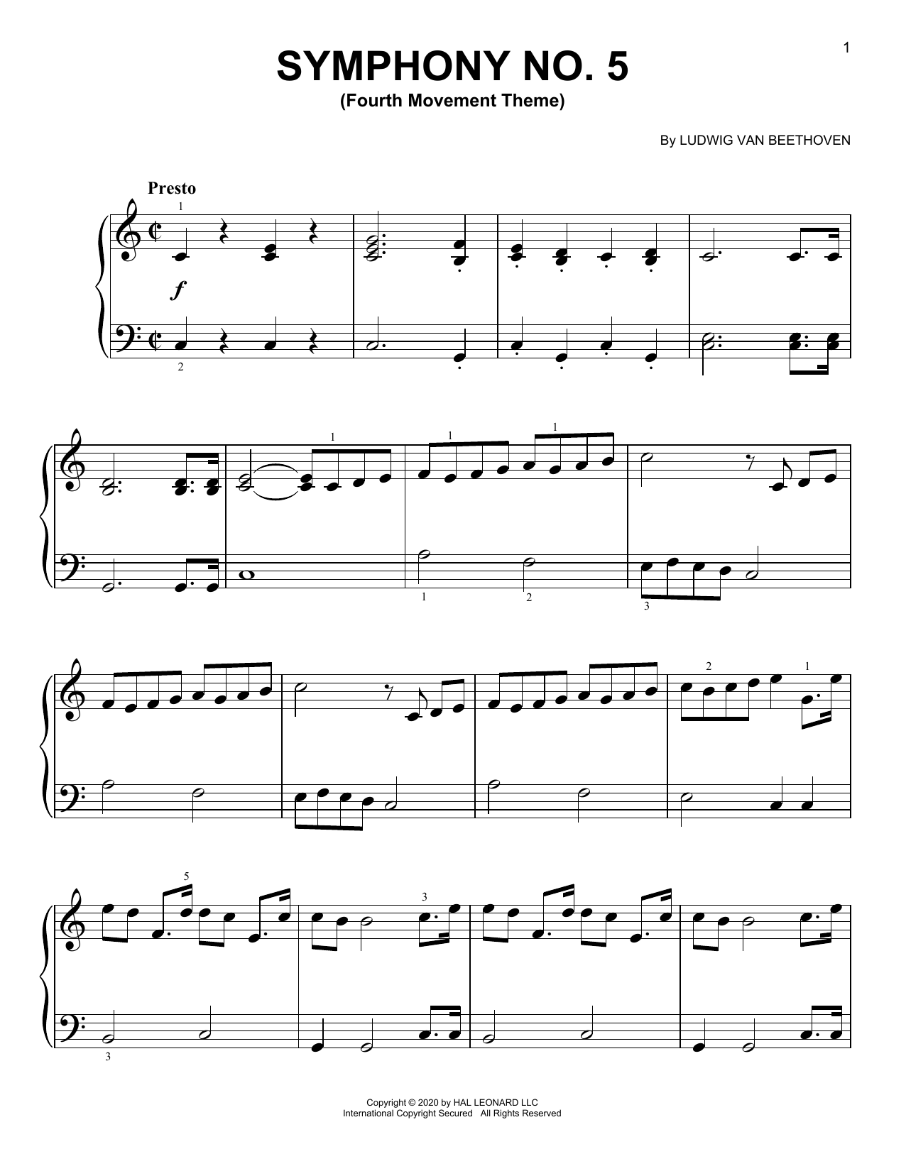Produktbild zu: Symphony No. 5, Fourth Movement Excerpt