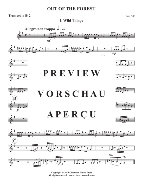 Produktgalerie: Seite 18 von 21 Out of the forest , , (Blechbläser Quintett)