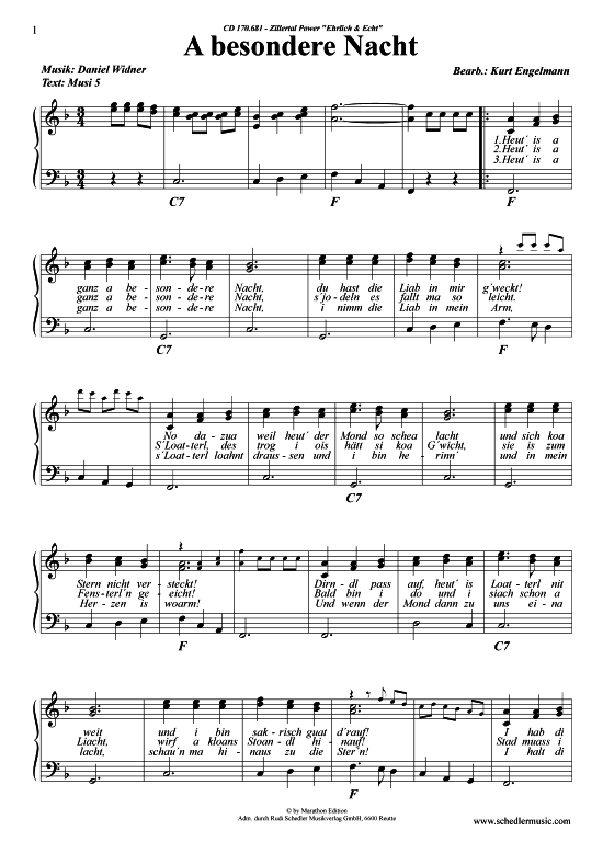 Produktbild zu: A besondere Nacht Zillertal Power