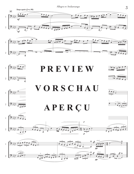 Product gallery: Page 5 of 9 Allegro and Andantango , , (Tuba Duet)