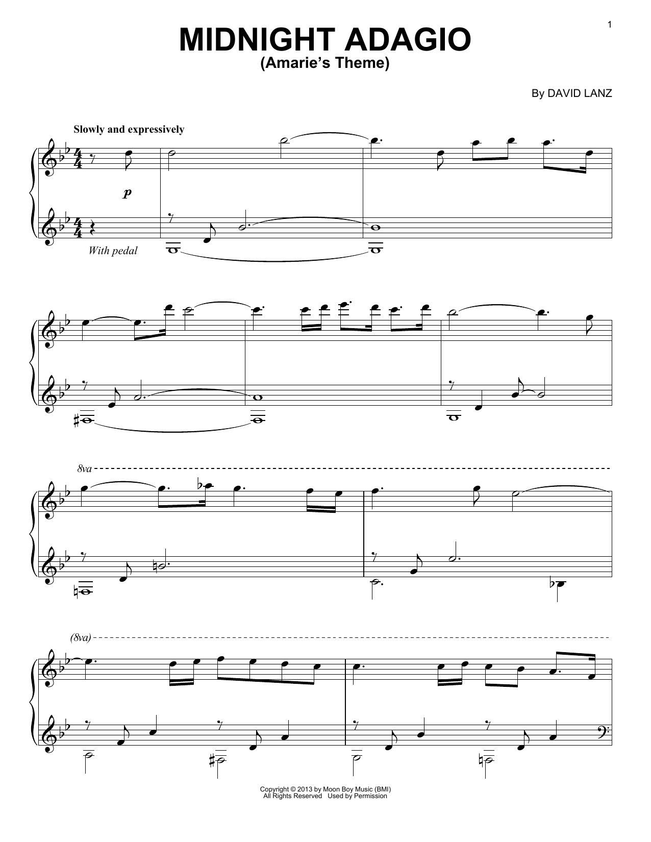 Product picture to: Midnight Adagio (Amarie's Theme)