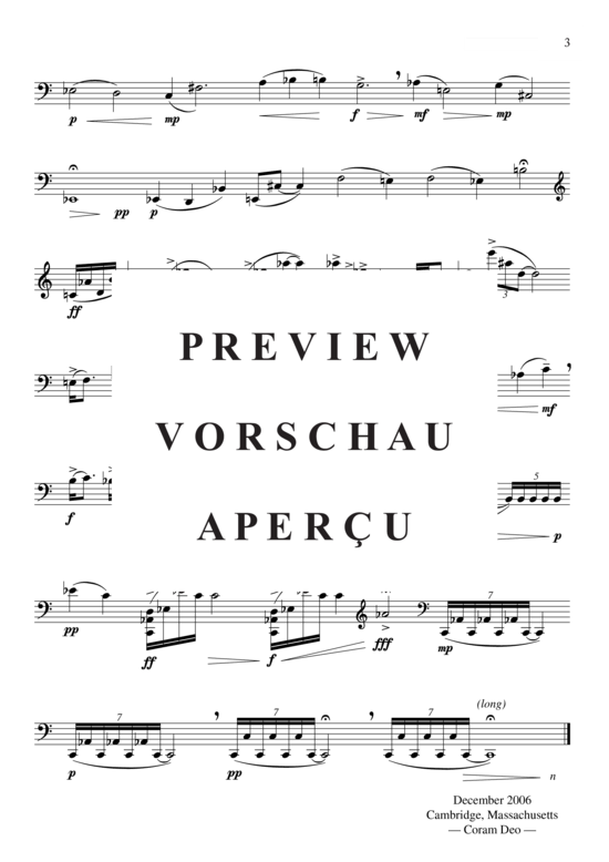 Produktgalerie: Seite 4 von 8 Clausula 1-III , , (Violoncello Solo)