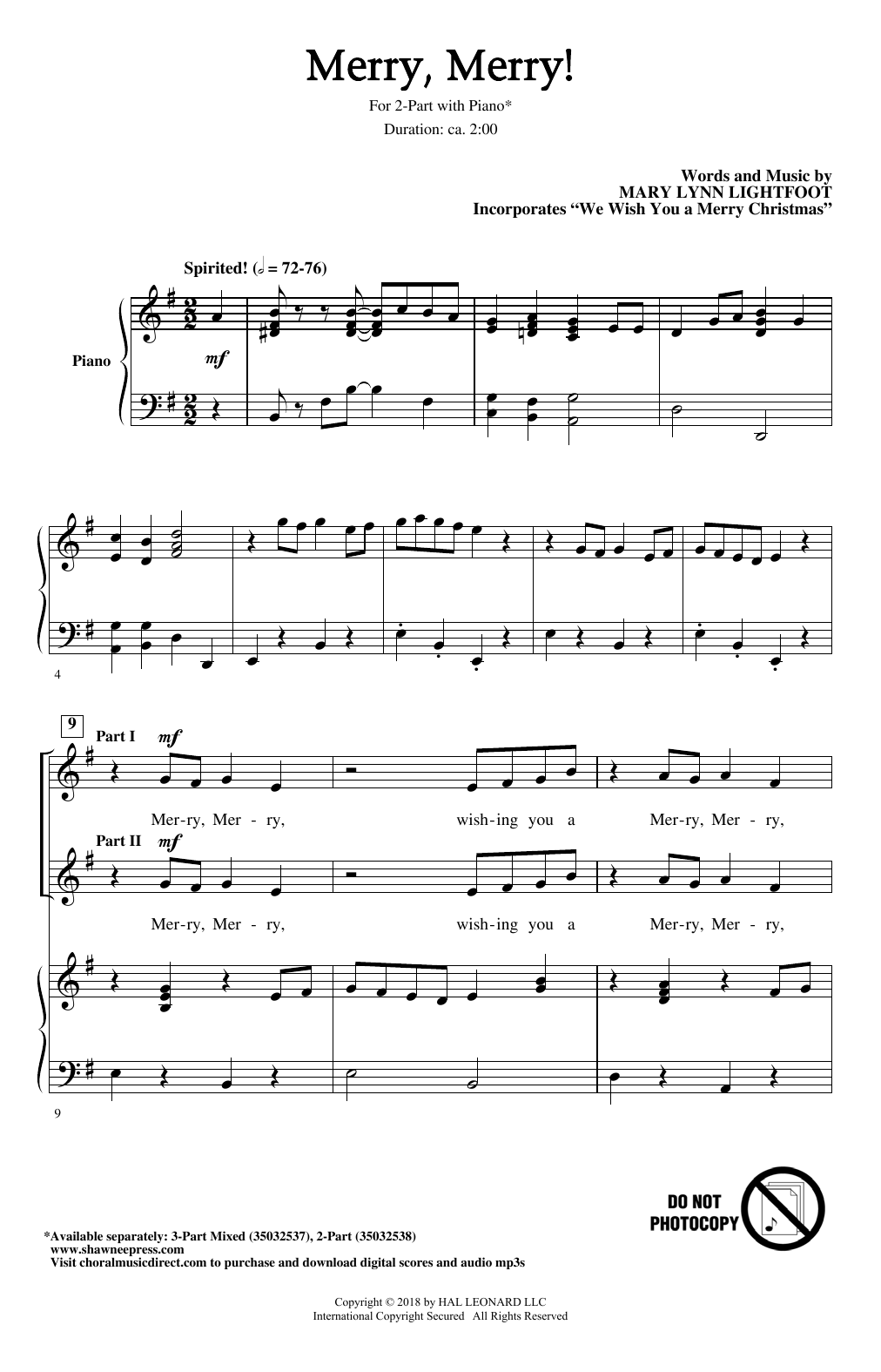 Produktbild zu: Merry, Merry!