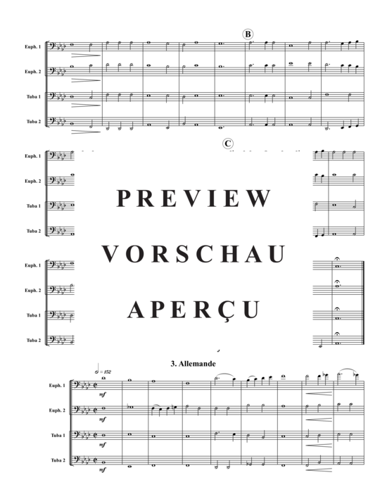 Product gallery: Page 4 of 21 Dance Suite , , (Tuba Quartet: 2x Baritone, 2xTuba)