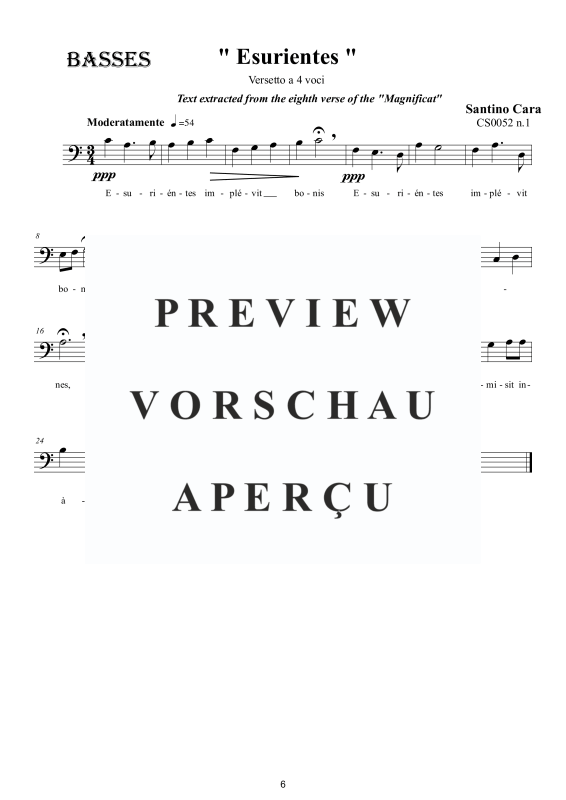 Product gallery: Page 7 of 7 Esurientes - Versetto (Magnificat), , Mixed Choir A Cappella