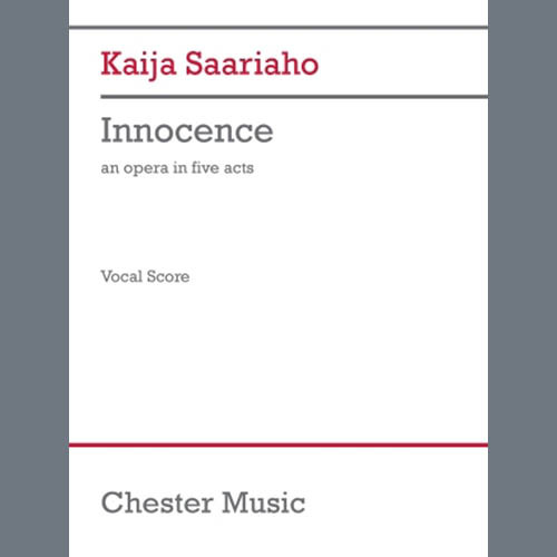 cover: Innocence (Vocal Score), Kaija Saariaho, Chor