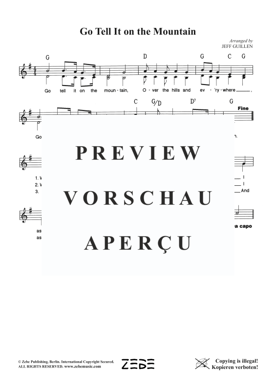 gallery: Go Tell It on the Mountain, , Frauenchor SA