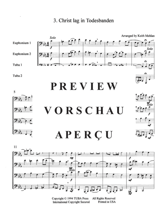 Product gallery: Page 9 of 21 Four Bach Chorales , , (Tuba Quartett EETT)