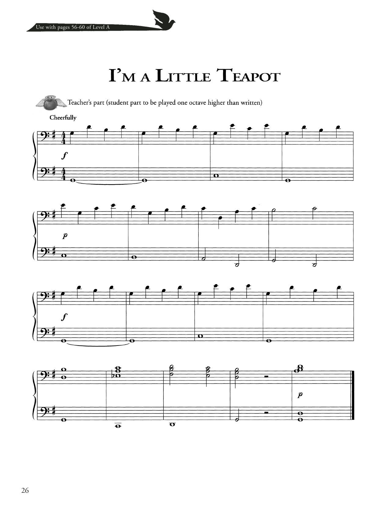 Produktbild zu: I'm A Little Teapot